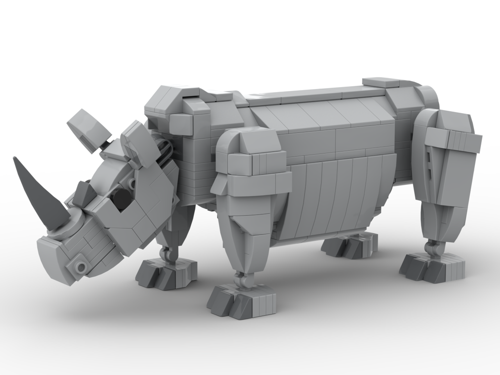 Lego White Rhino