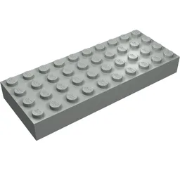 Brick 4 x 10 / Light Gray