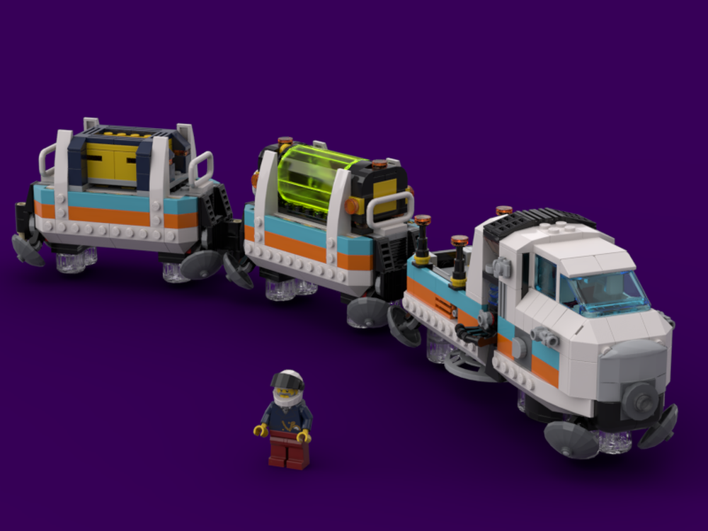 Lego Futuristic Freight Train