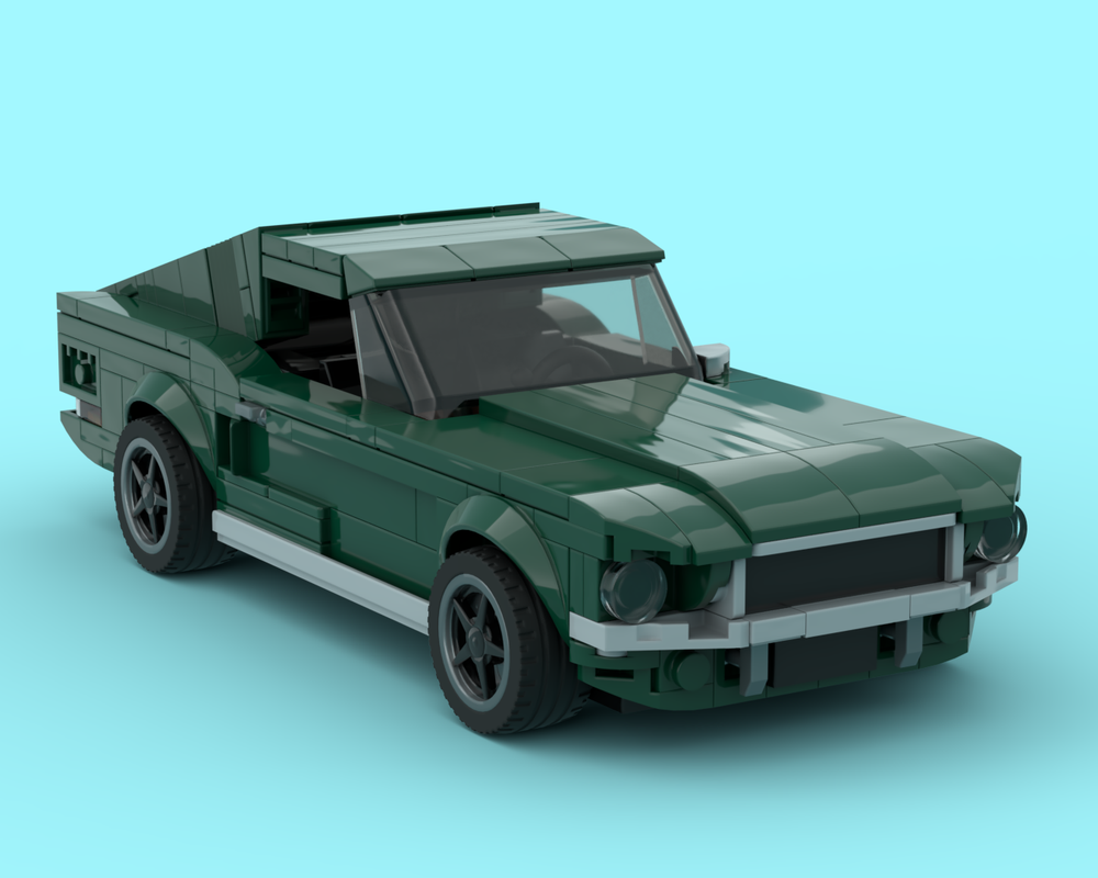 Lego Mustang Fastback Dark Green