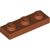 Plate 1 x 3 / Dark Orange
