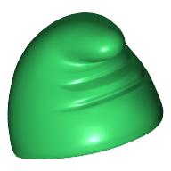 Lego Hat Gnome - Pointing Forwards / Green