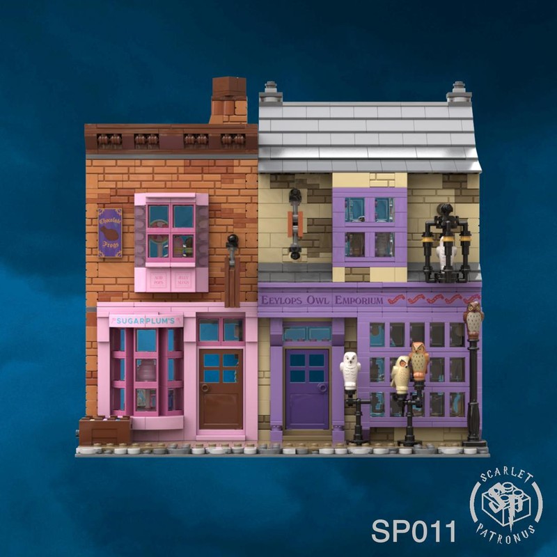 Lego Eeylops Owl Emporium and Sugarplums Sweet Shop - SP011