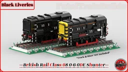 British Rail Class 08 Shunters (8W) (Black)