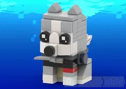 Koromaru BrickHead - Persona 3 Reload