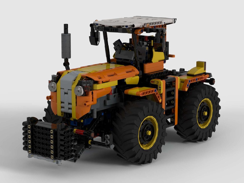 Lego Heavy Duty Farm Tractor (42054 Mod) + Smart Hub