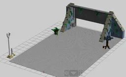 Diorama Yavin Temple