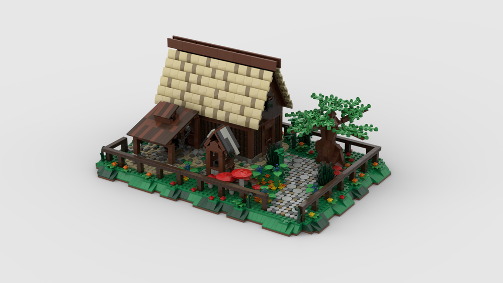 Lego Druid Forest House