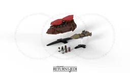 Micro Size Sail Barge & Desert skiff : Episode VI