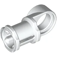 Technic Axle and Pin Connector Toggle Joint Smooth / White