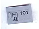 Container, Cupboard 2 x 3 x 2 Door with '101' and Keyhole Pattern (Sticker) - Set 6597