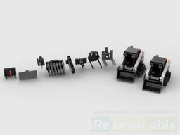 Bobcat S450 Skid Steer Combo Pack With Attachments