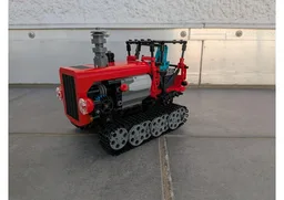 Caterpillar Tractor (red Version)