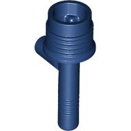 Lego Weapon Gun / Torch (Space) [with Grooves] / Dark Blue