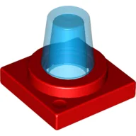 Duplo Flashlight, 2 x 2 Base with Trans-Dark Blue Light / Red