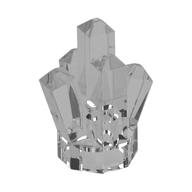 Lego Rock 1 x 1 Crystal 5 Point / Trans-Medium Blue