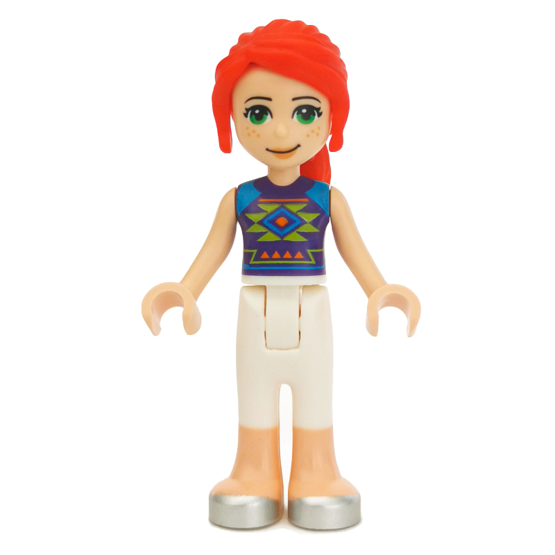 Lego Mia - Dark Purple Top, White Trousers