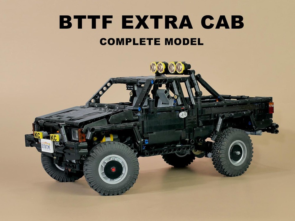 Lego Toyota SR5 xtra cab 4x4 pickup truck (Hilux) - Back to the future | COMPLETE MODEL