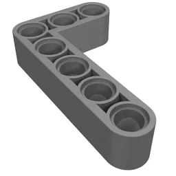 Technic Beam 3 x 5 L-Shape Thick / Pearl Dark Gray