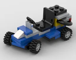 854 Go Kart minifigure scale