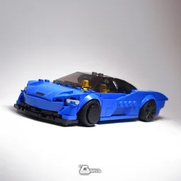 McLaren Speedtail 8stud wide - Blue