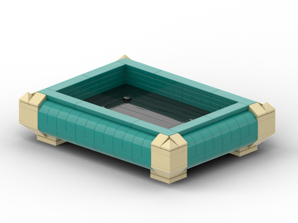Lego Bonsai pot 03