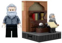 Galileo Galilei Minifigure Display Diorama