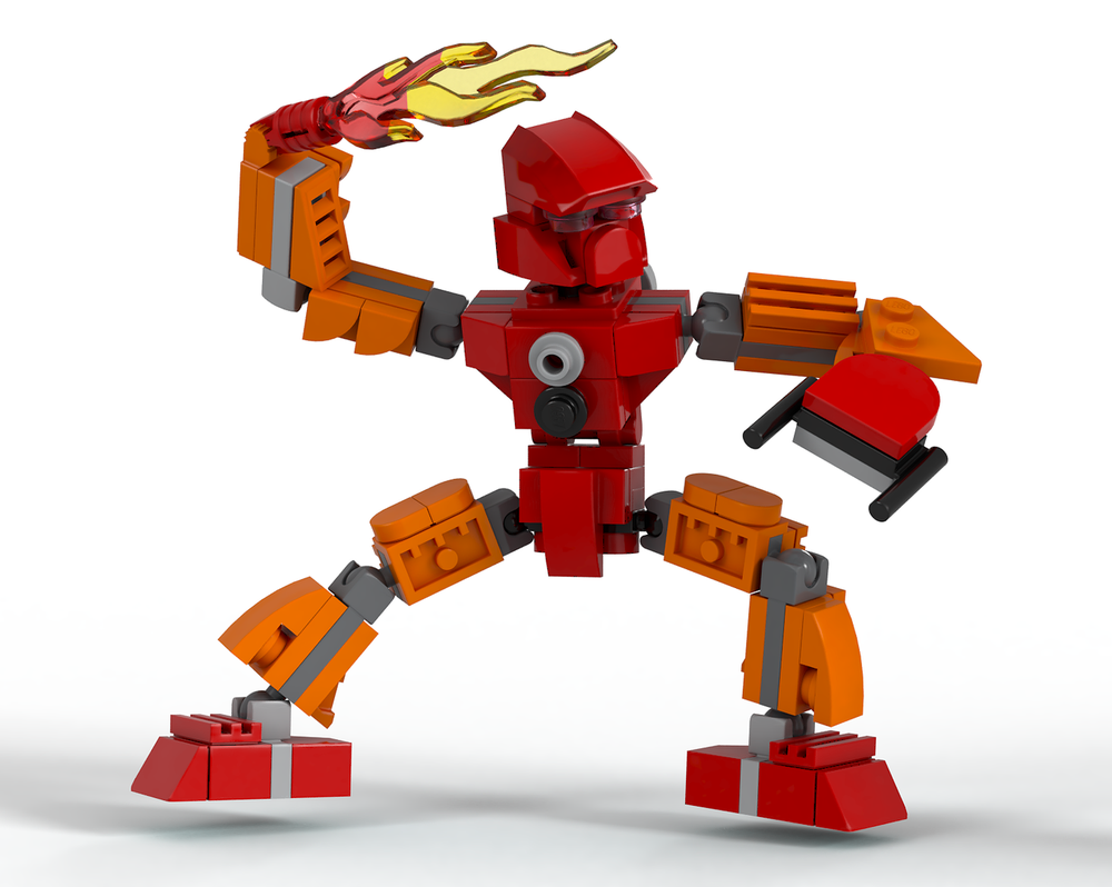 Lego Brick built Tahu