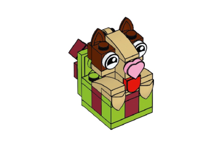 Lego Happy Holiday Pet Ornament