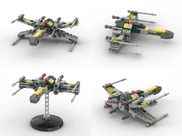T-65B X-Wing Starfighter (Green, scheme #1)