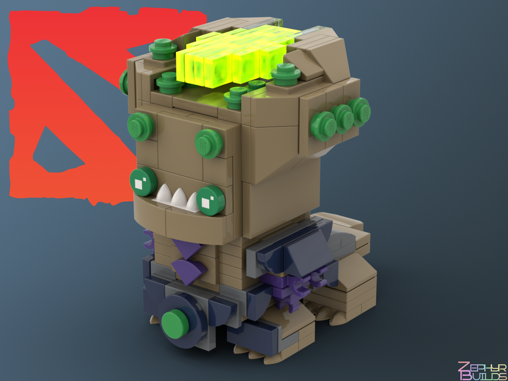 Lego DOTA 2 Abyssal Underlord/Vrogros Brickheadz