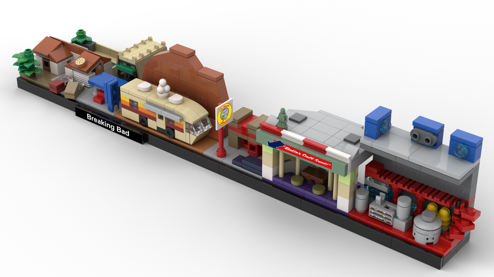 Lego Breaking Bad Skyline Architecture