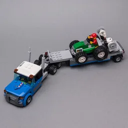 60223 Semi Truck & Harvester Tractor