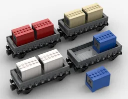 Container Train Wagons