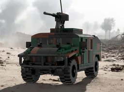 Woodland Humvee