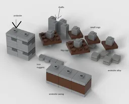 create blocks and items
