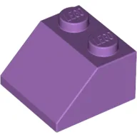 Brick Sloped 45° 2 x 2 / Medium Lavender