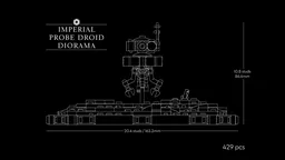 Imperial Probe Droid Diorama