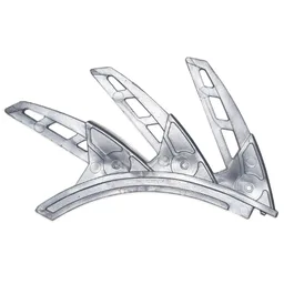 Large Figure Weapon, Back Blades, Trapezoidal Holes (Rahkshi Turahk) / Pearl Light Gray
