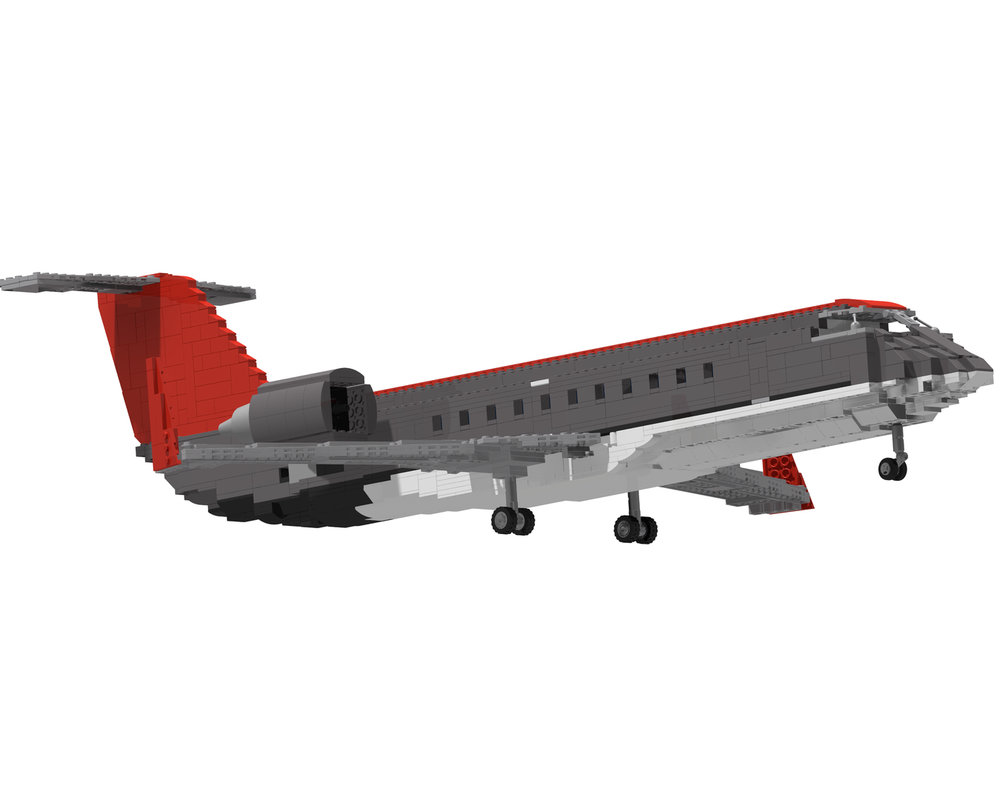 Lego CRJ-200 Northwest airlines/NWA