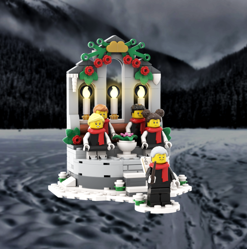 Lego Kids' Choir - Alpine Log Village Expansion
