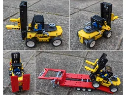 8872 Forklift Transporter Studless Remake