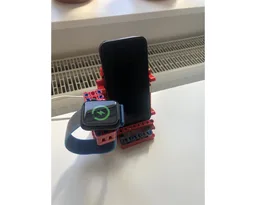 Lego charging station for iPhone and Apple Watch