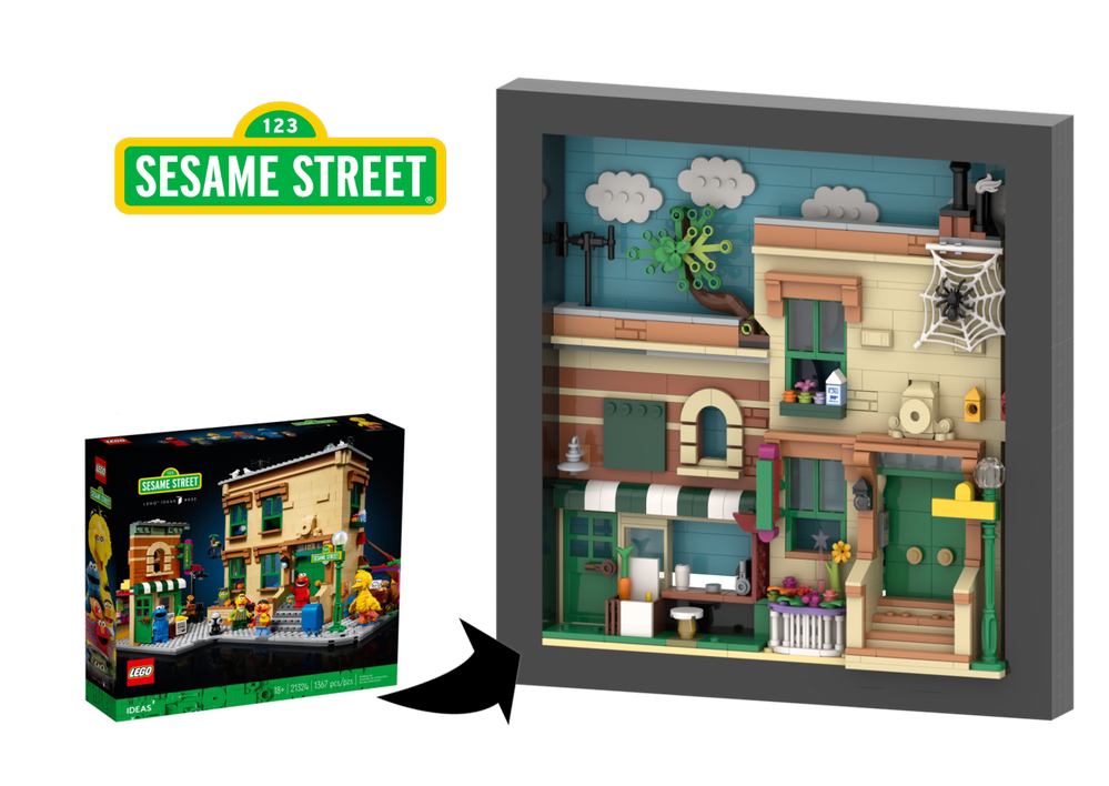 Lego 21324 Alternate - Sesame Street in Photo Frame