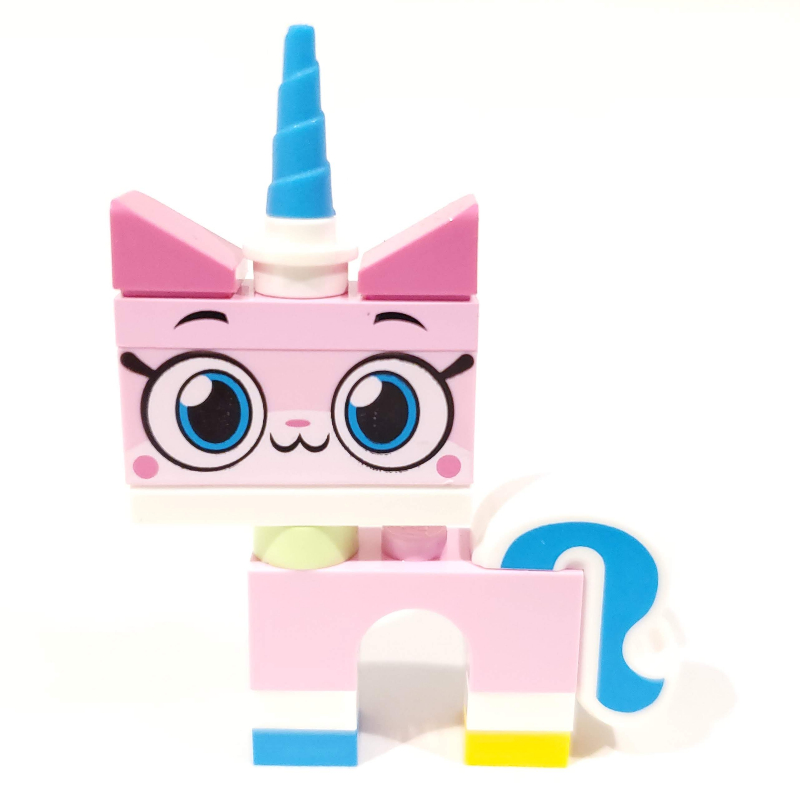 Lego Unikitty, Dark Azure Foot, Closed Mouth