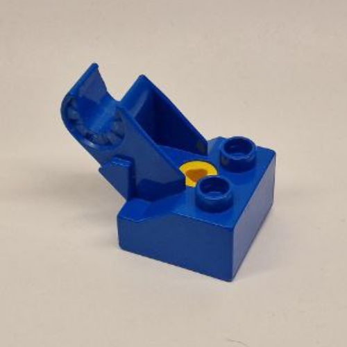Lego Duplo Toolo Brick with Screw 2 x 2, with Angled Arm with Clip / Blue