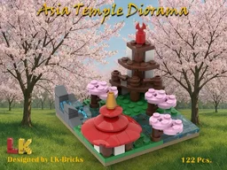 Asia Temple Diorama