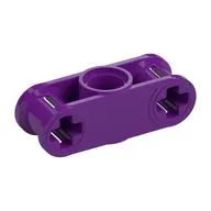 Technic Axle and Pin Connector Perpendicular 3L with Centre Pin Hole / Purple