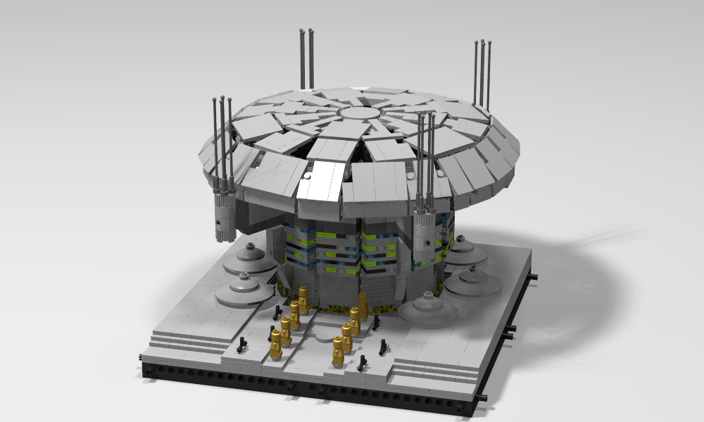 Lego Coruscant Senate Building (micro)