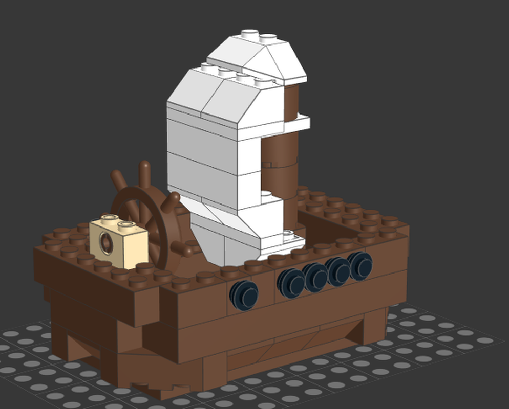 Lego Small Wooden Ship